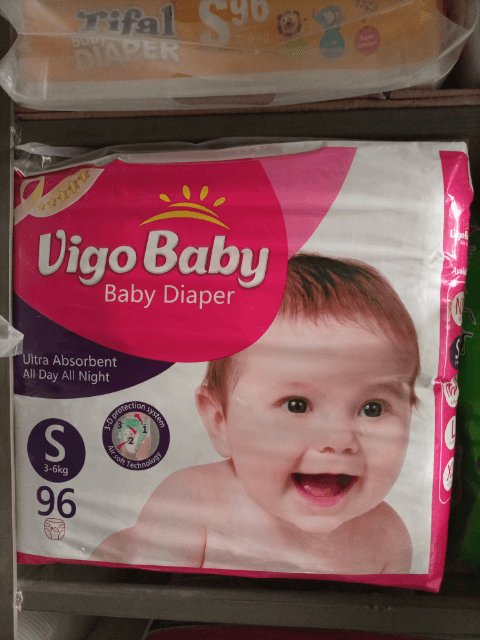 VigoBaby Diapers Small 96 Pic Jumbo Pack
