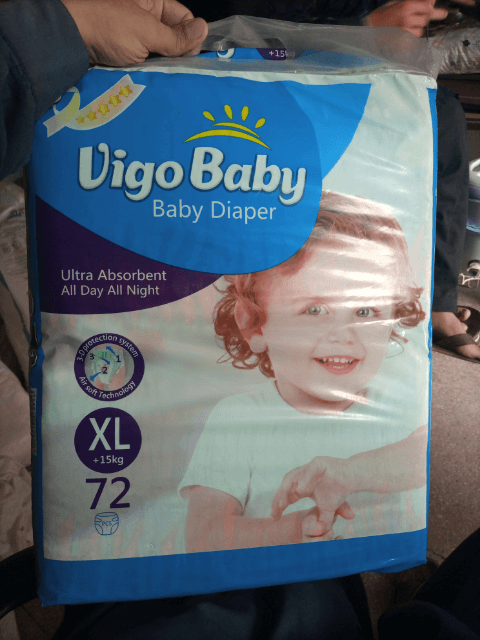 Vigobaby Diapers XL 72 Pic No 5 Jumbo Pack