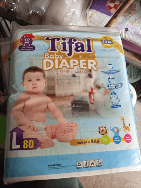 Tifal Baby Diapers L 80 Pic Size 4
